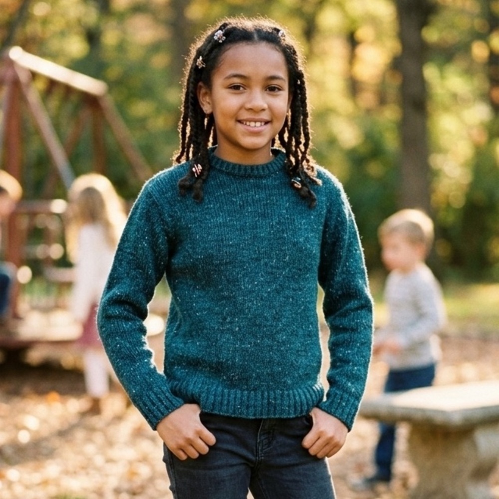 Abercrombie Kids Blue Knit Sweater